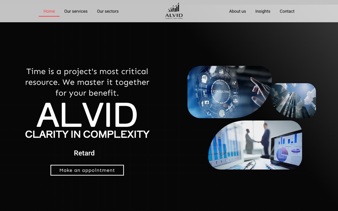 Aperçu du projet ALVID Consulting