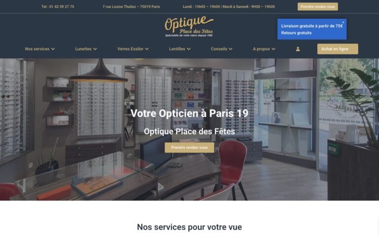 Aperçu du projet Optique Place des Fêtes