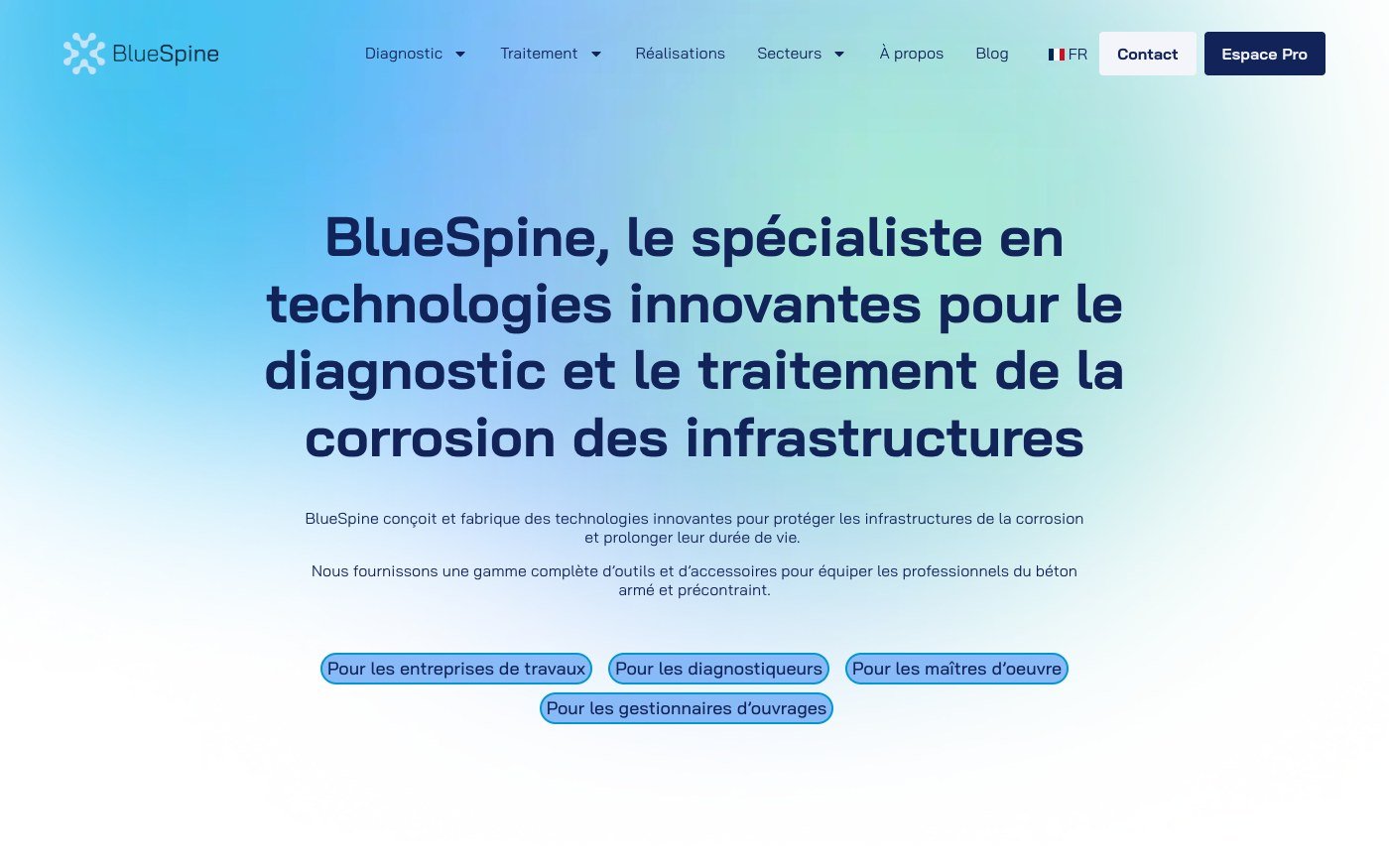 Aperçu du projet BlueSpine