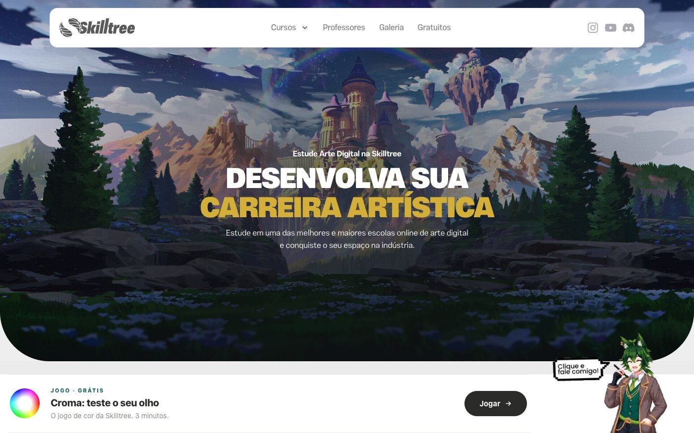 Aperçu du projet Skilltree