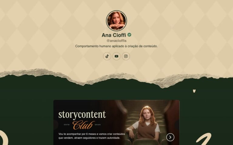 Aperçu du projet Ana Cioffi