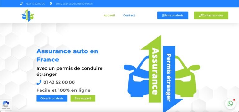 Aperçu du projet Assurance Permis Étranger