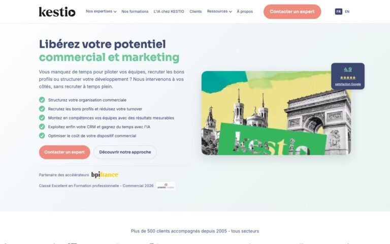 Aperçu du projet Kestio