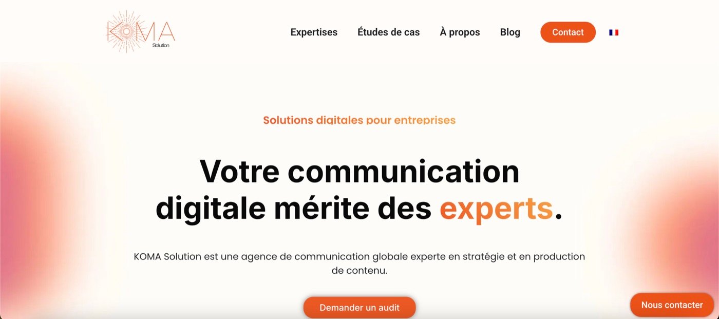 Aperçu du projet KOMA Solution