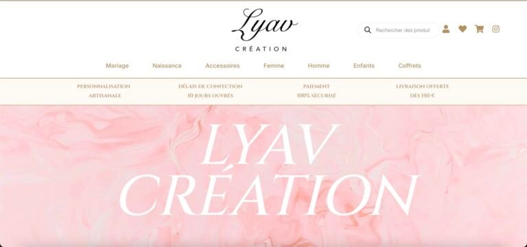 Aperçu du projet Lyav Création
